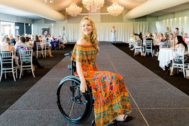 Disability advocate and model Lisa Cox.