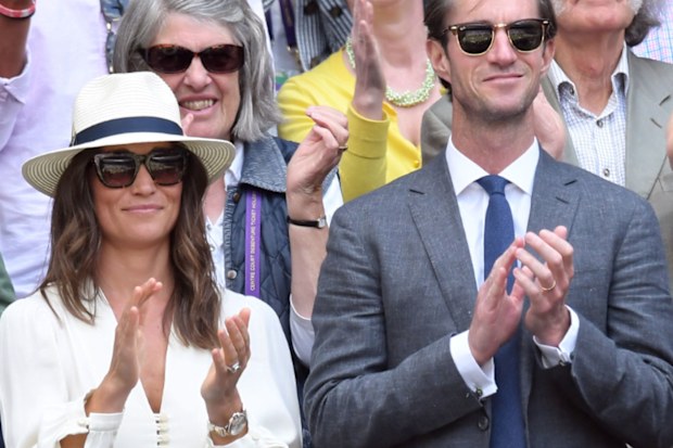 Proud parents, Pippa Middleton and James Matthews