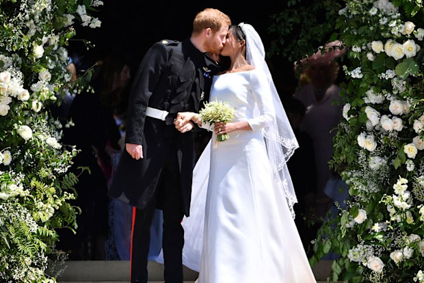 Meghan Markle's wedding dress display 