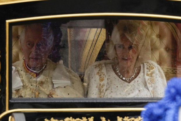 King Charles coronation arrival
