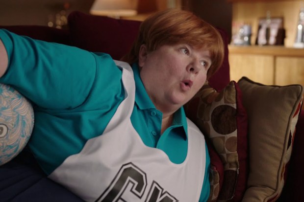 Sharon Strzelecki in the Uber Eats ad