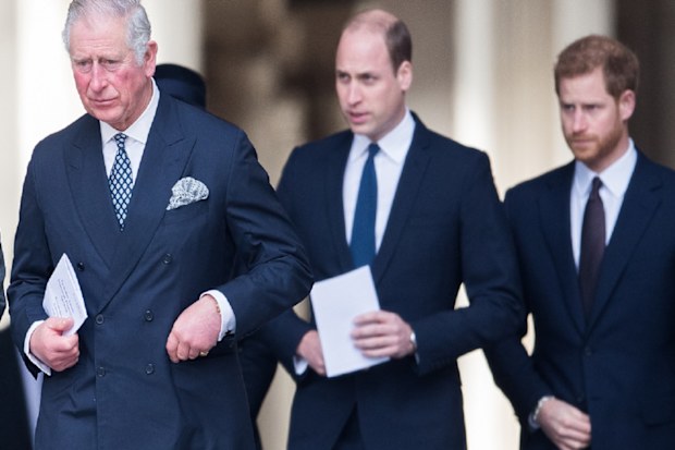 Prince Charles, Prince William, Prince Harry