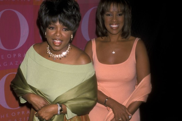 Oprah Winfrey with Gayle King in 2001.