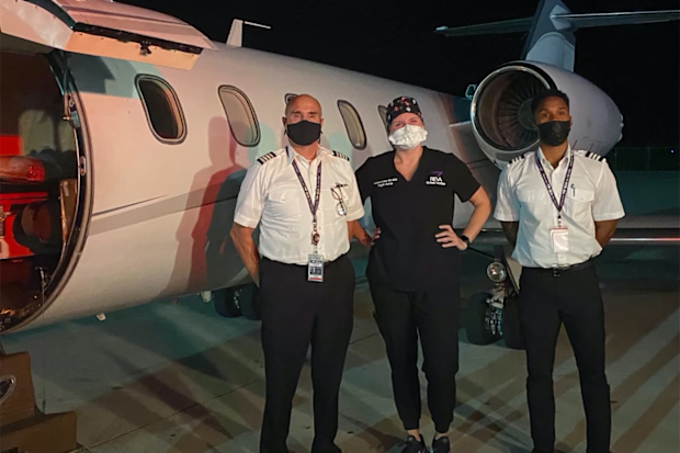 Covac Global transports travellers who've tested postive for COVID-19 on holidays home via air ambulance.