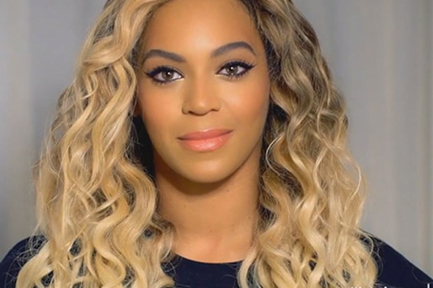 Beyonce in Ban Bossy campaign.