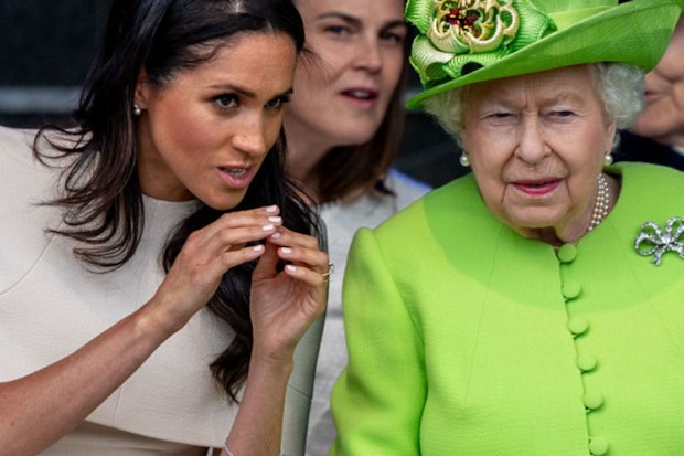Meghan Markle reportedly had a "dressing down" by the Queen.