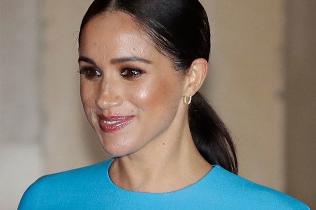 Meghan Markle, the Duchess of Sussex leaves after attending the annual Endeavour Fund Awards in London on March 5, 2020