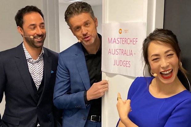 Andy Allen, Jock Zonfrillo and Melissa Leong