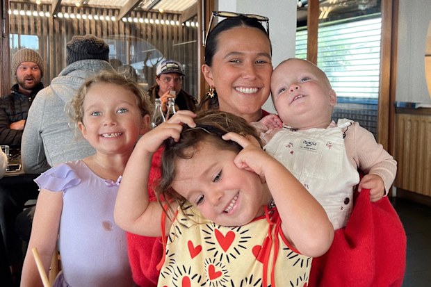 Sophie Pearce and her family