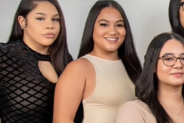 Woman photoshop fail breasts reduced