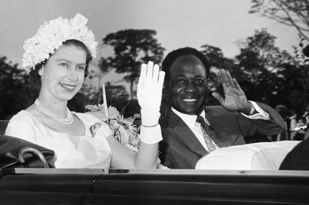 The Queen in Ghana in 1961