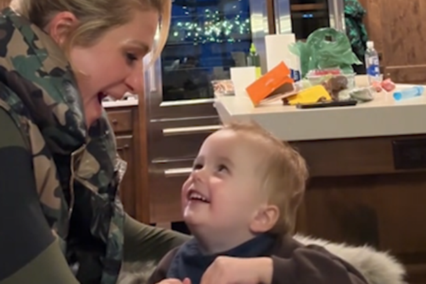 Paris Hilton shares a video of her son saying the f word in a hilarious moment