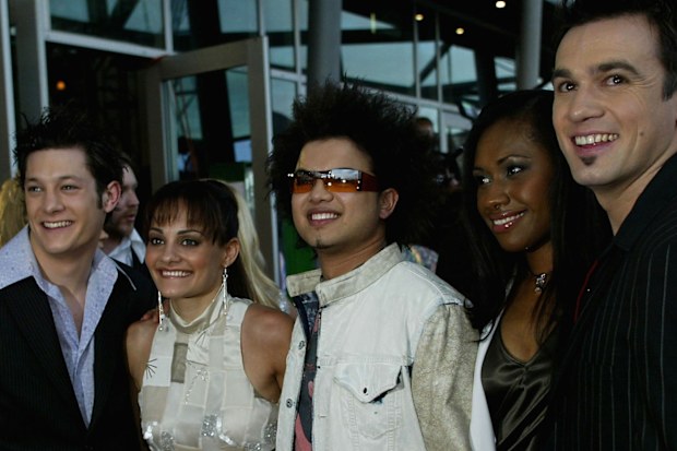 Rob Mills, Cosima De Vito, Guy Sebastian, Paulini Curuenavuli and Shannon Noll