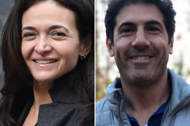 Sheryl Sandberh and Tom Bernthal