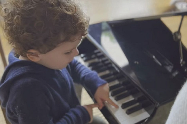 Harry and Meghan Netflix documentary Archie playing piano