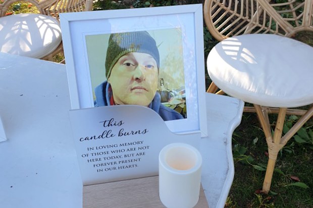 A memorial photo of Ricky Court.