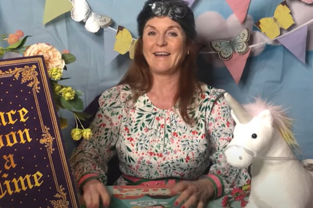Sarah Ferguson in Fergie and Friends video