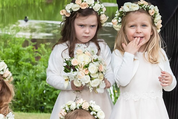 Grumpy bridesmaid royal wedding