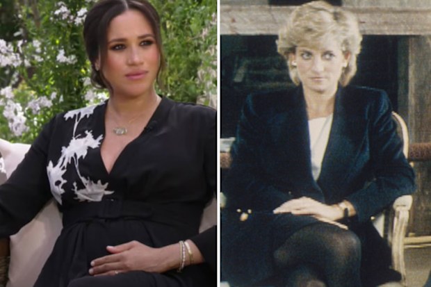Meghan Markle and Princess Diana compared for 'enigmatic smiles' in bombshell interview