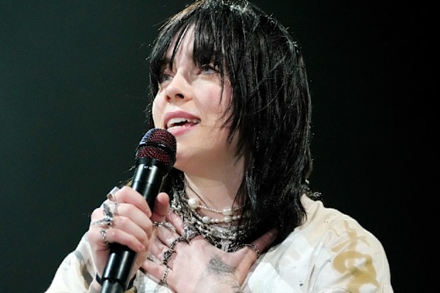 INDIO, CALIFORNIA - APRIL 16: Billie Eilish performs onstage at the Coachella Stage during the 2022 Coachella Valley Music And Arts Festival on April 16, 2022 in Indio, California. (Photo by Kevin Mazur/Getty Images for ABA)