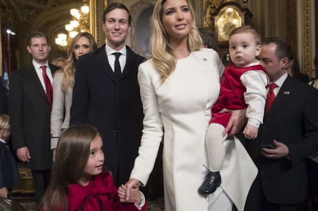 Ivanka Trump, Jared Kushner and their children, 2017