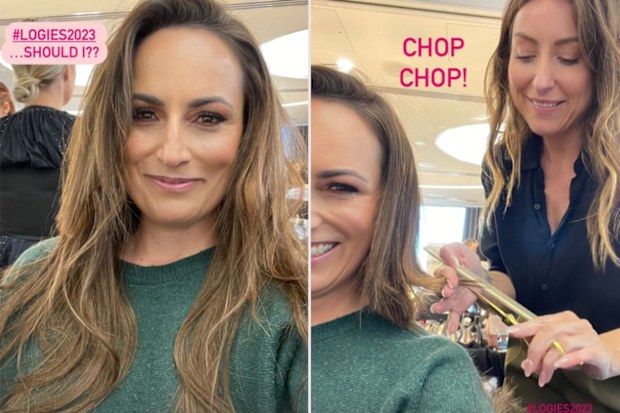 Jayne Azzopardi prepares for the 2023 Logies