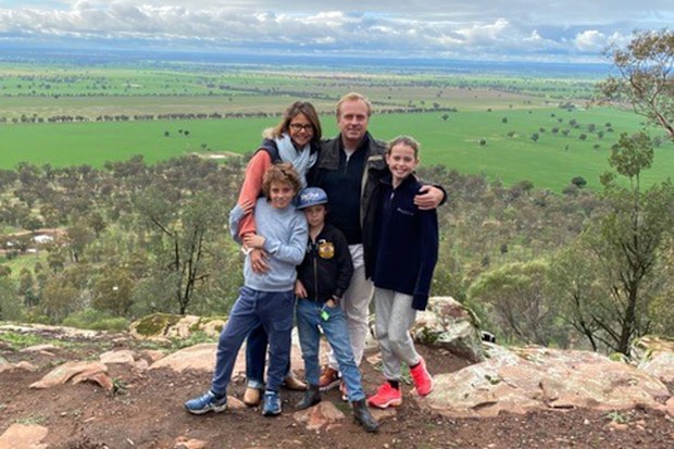 Antonia Kidman and her family