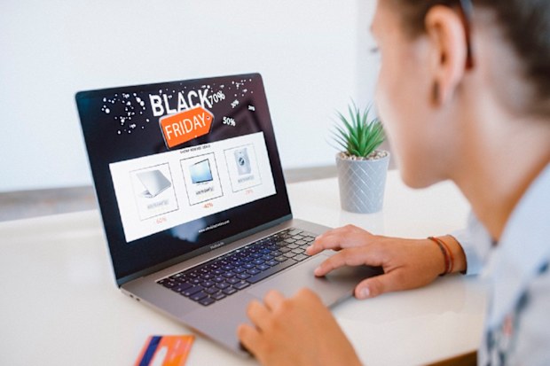 Shopping online sales