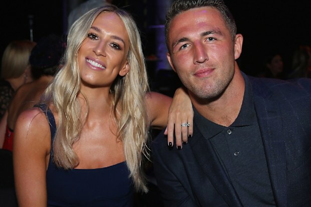 Sam and Phoebe Burgess before split