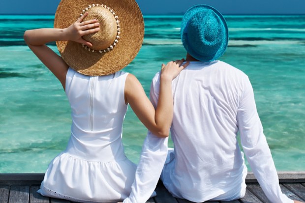 Coupe on honeymoon