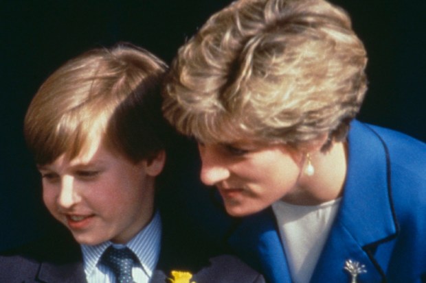 Prince William and Di