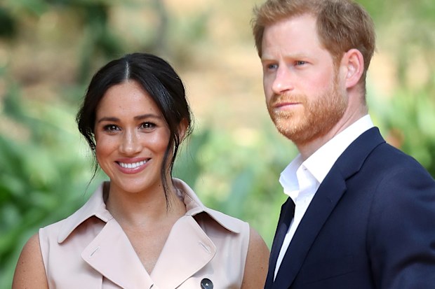 Prince Harry, Duke of Sussex and Meghan, Duchess of Sussex attend a Creative Industries and Business Reception on October 02, 2019 in Johannesburg, South Africa.  