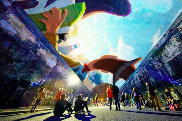 Pixar film at Vivid Sydney 2019