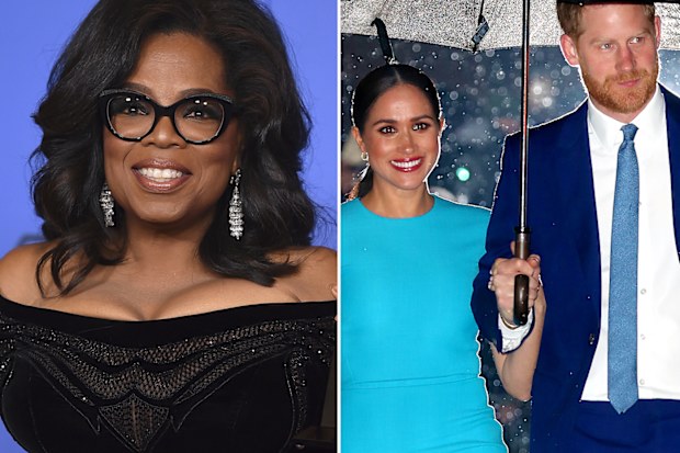 Oprah, Prince Harry and Meghan