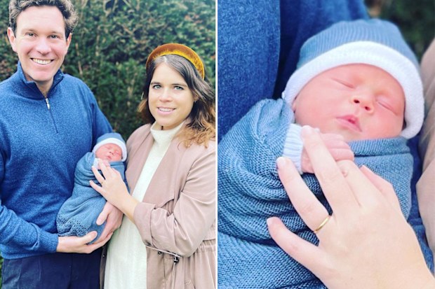 Princess Eugenie, Jack and Baby August.