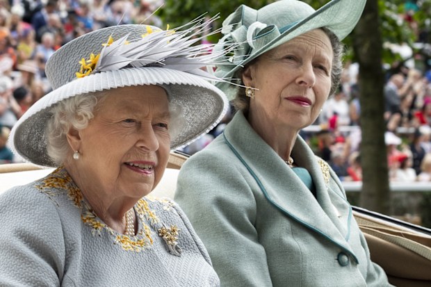 Queen Elizabeth and Princess Anne
