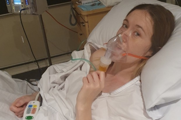 Emma single mum breast cancer hospital stay for treatment
