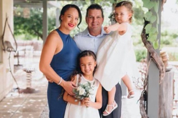 The Gold Coast mum has been separated from her family for 13 weeks border restrictions.