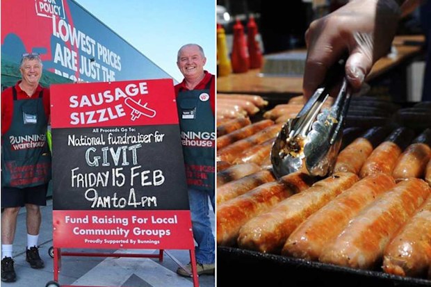 Bunnings sausage sizzle
