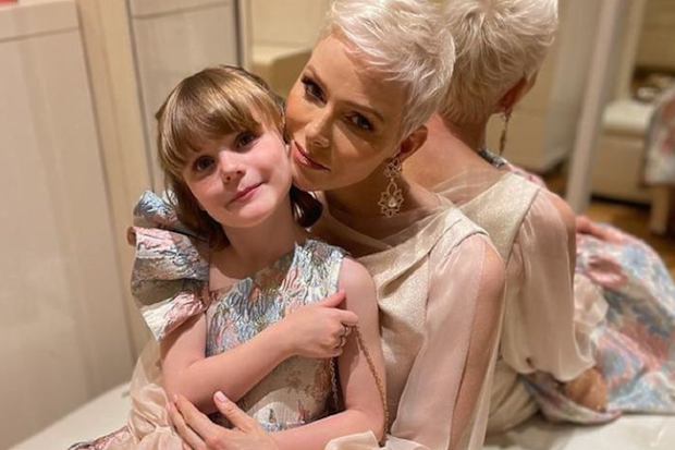 Princess Charlene photo with daughter Instagram