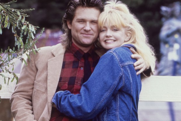 Kurt Russell and Goldie Hawn, 1987.