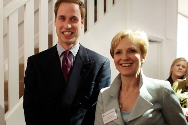 Julia Samuel and Prince William in 2009.