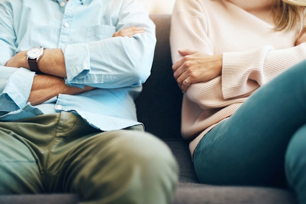Woman's shock at husband during divorce 