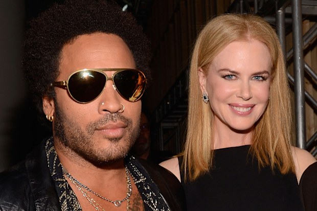 Lenny Kravitz and Nicole Kidman