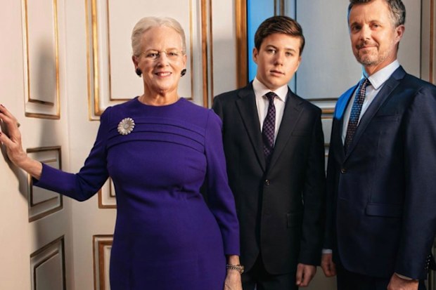 Queen Margrethe, Prince Christian, Prince Frederik