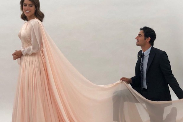 Princess Eugenie with designer Zac Posen
