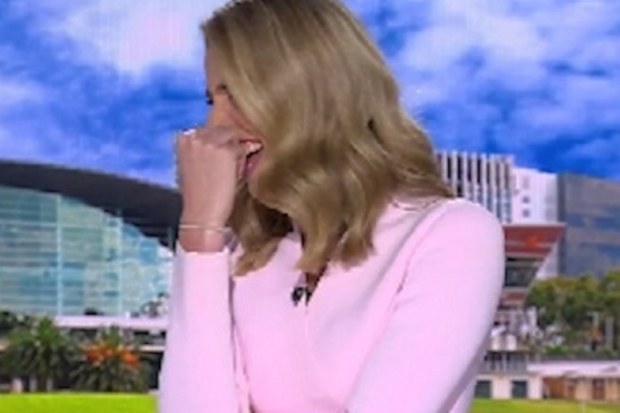 9News host Zoom fail