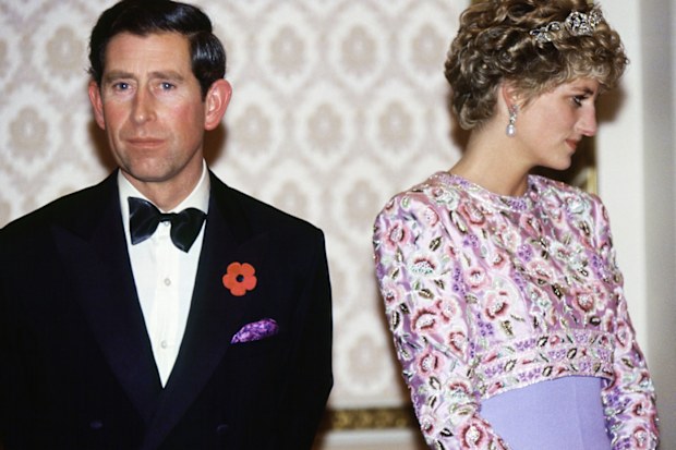 Prince Charles and Princess Diana in 1992