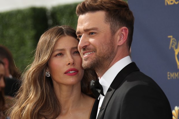 Justin Timberlake, Jessica Biel, Emmy Awards, red carpet