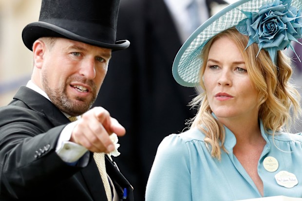 Peter Phillips and Autumn Phillips attend day five of Royal Ascot at Ascot Racecourse on June 22, 2019